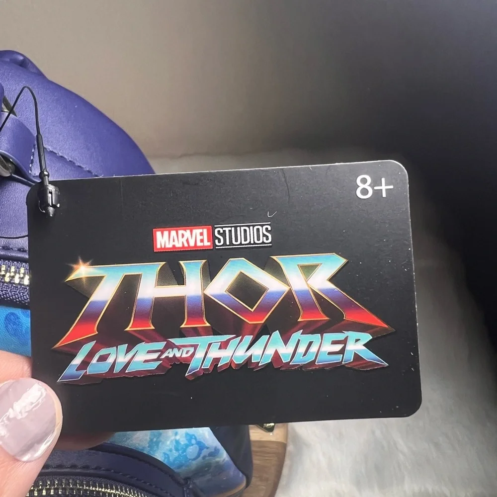 Loungefly Marvel Thor: Love and Thunder Mighty Thor and Thor Mini Backpack NWT